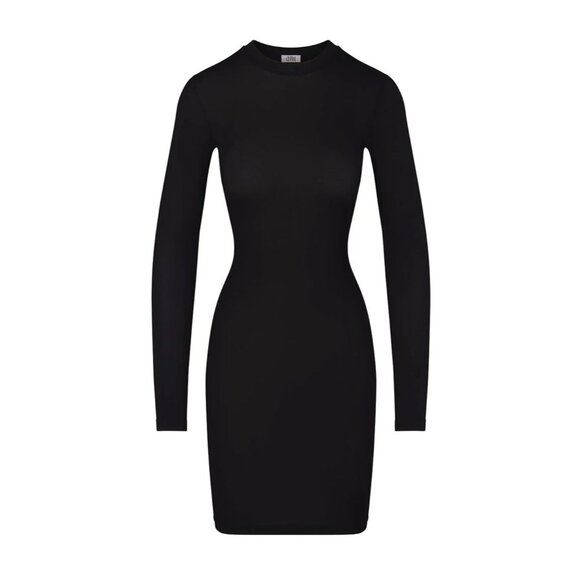 CHAM Long Sleeve Mini Dress in Black - Picture 1 of 5